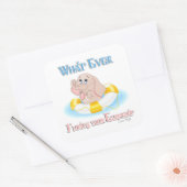 あなたの象を浮かせるものは何でも4 スクエアシール (封筒)