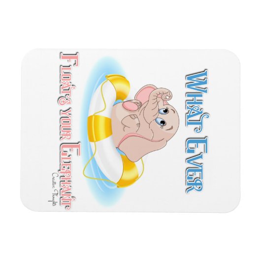 あなたの象を浮かせるものは何でも4 マグネット (横)