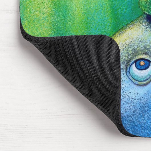 あなたの貝殻の人魚を鳴らして下さい! ファンタジーの芸術のマウスパッド マウスパッド (コーナー)