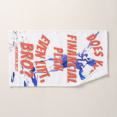 あなたの財務計画はジムを持ち上げるオレンジ ハンドタオル (ハンドタオル)