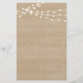 あなたの財布のゲームに何がクラフトブライダルシャワー チラシ (裏面)