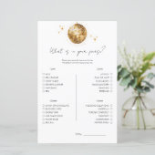 あなたの財布のゲームの中に何があるかディスコブライダルシャワー (スタンド正面)