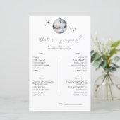 あなたの財布のゲームの中に何があるかディスコブライダルシャワー (スタンド正面)