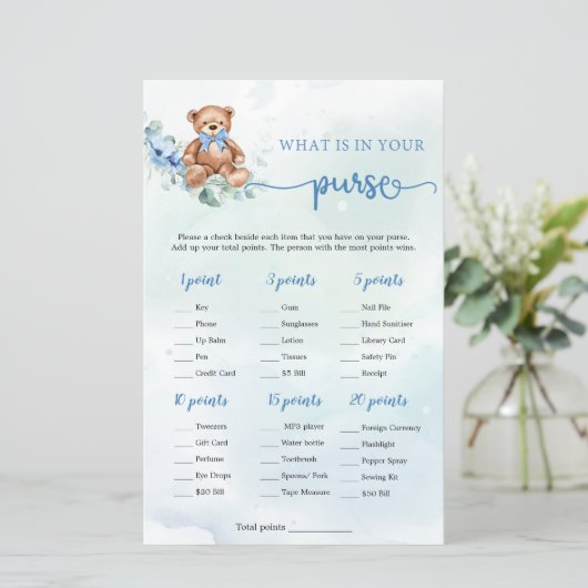 あなたの財布のゲームの中に何がテディベアユーカリ (スタンド正面)