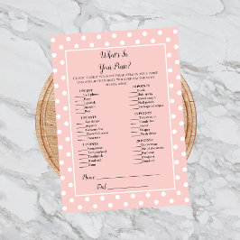 あなたの財布のゲームの中に何が単にかわいいピンクの弓 招待状