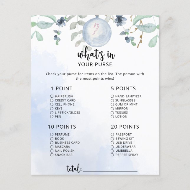 あなたの財布のゲームの冬のwhats (正面)