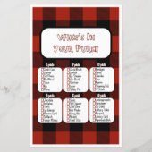 あなたの財布の中に何が小さなランバージャックベビーシャワー (正面)