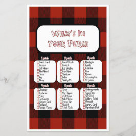 あなたの財布の中に何が小さなランバージャックベビーシャワー