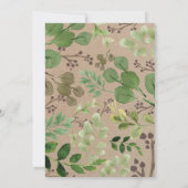 あなたの財布の中身は？ ウッドランドベイビーシャワーゲーム カード (裏面)