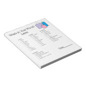 「あなたの財布の中身は？」ゲームノート ノートパッド (アングル)