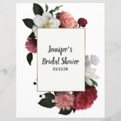 あなたの財布の中身は？ ブライダルシャワーゲーム エレガントバー (裏面)