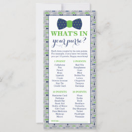 あなたの財布の中身は？ベビーシャワーゲーム、リトルマン