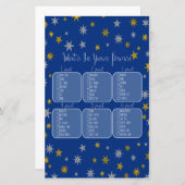 あなたの財布の小さな星の赤ちゃんシャワーゲームに何がある (正面/裏面)