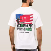 あなたの財布は私のものよ Tシャツ (裏面)