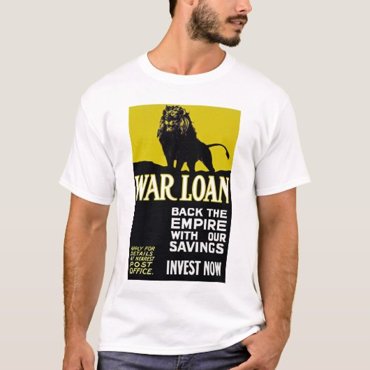 あなたの貯金で帝国を後退させる Tシャツ (正面)