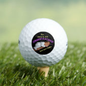 あなたの赤ちゃんの女の子の誕生にゴルフボールのキープサケ ゴルフボール (インサイチュ 木)
