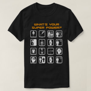 あなたの超出力は何ですか。 科学的な力 Tシャツ