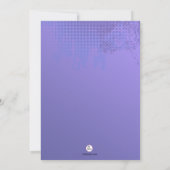 あなたの足のメスの退職パーティーを蹴って下さい 招待状 (裏面)