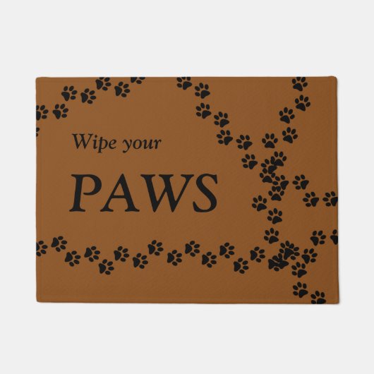 あなたの足の玄関マットを拭いて下さい ドアマット (正面)