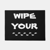 あなたの足の玄関マットを拭いて下さい ドアマット (正面)