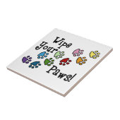 あなたの足を拭いて下さい タイル (側面)