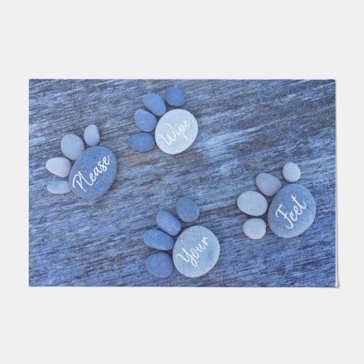 あなたの足を拭いて下さい ドアマット (正面)