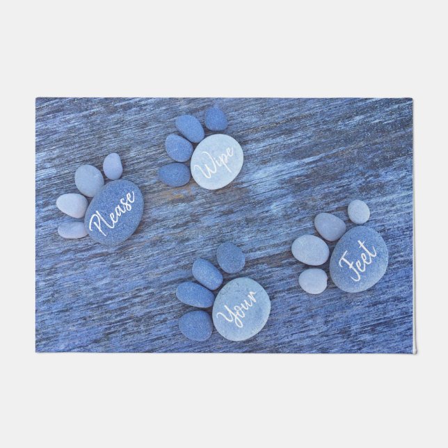 あなたの足を拭いて下さい ドアマット (正面)