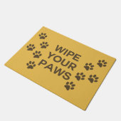 あなたの足を拭いて下さい ドアマット (アングル)