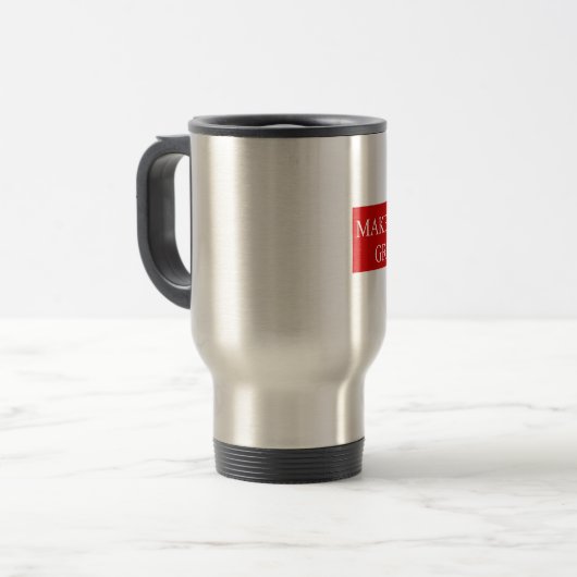 あなたの足を素晴らしく再度させて下さい トラベルマグ (正面左)