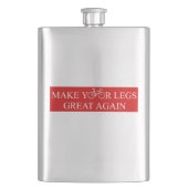 あなたの足を素晴らしく再度させて下さい フラスク (正面)