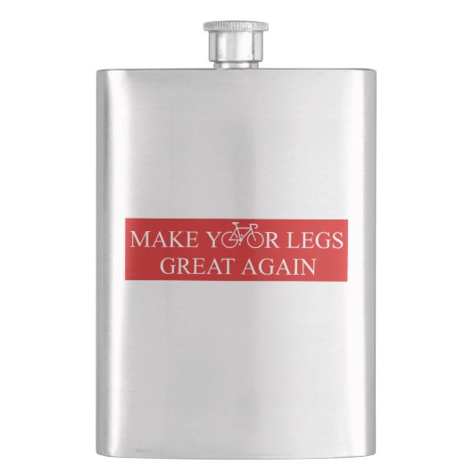 あなたの足を素晴らしく再度させて下さい フラスク (正面)
