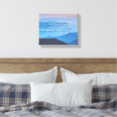 あなたの足跡が私を家に導く | 永遠の新しさ、愛の詩 キャンバスプリント (インサイチュ (寝室))