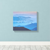 あなたの足跡が私を家に導く | 永遠の新しさ、愛の詩 キャンバスプリント (インサイチュ (ウッドフロア))