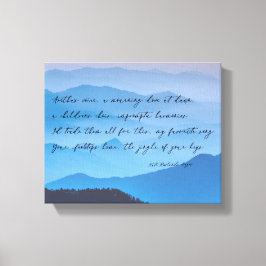 あなたの足跡が私を家に導く | 永遠の新しさ、愛の詩 キャンバスプリント