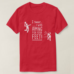 "あなたの足"ののために向けますおもしろいなPickleballのワイシャツ Tシャツ