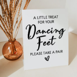 あなたの踊り足のサインに結婚少し扱う 台座サイン