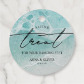 あなたの踊り足ビーチ結婚式 フェイバータグ (裏面)