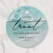 あなたの踊り足ビーチ結婚式 フェイバータグ (正面)