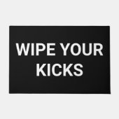 あなたの蹴りを拭いて下さい ドアマット (正面)