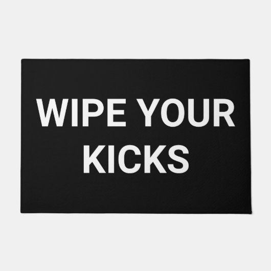 あなたの蹴りを拭いて下さい ドアマット (正面)
