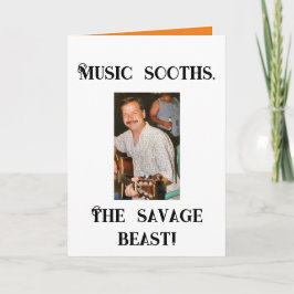 あなたの車の特別な人を示すグリーティングカード カード