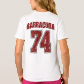 あなたの車モデルおよび年のTシャツ Tシャツ (裏面)