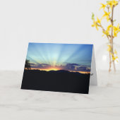 あなたの軽い輝やきの誕生日の挨拶状を許可して下さい カード (黄色い花)