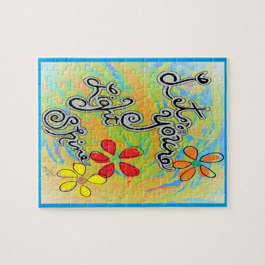 あなたの軽い輝やきを許可して下さい ジグソーパズル (横)