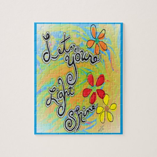 あなたの軽い輝やきを許可して下さい ジグソーパズル (縦)