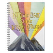 あなたの軽い輝やきを許可して下さい ノートブック (正面)