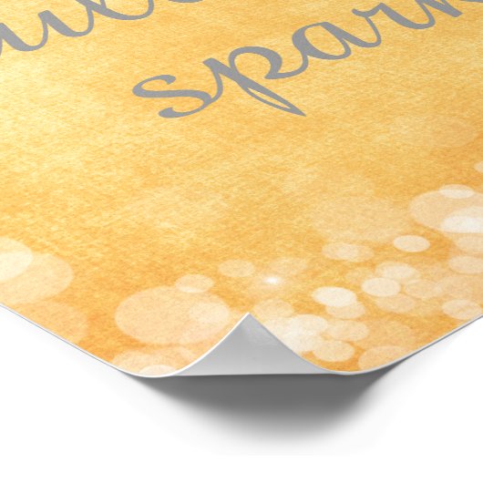 あなたの輝きを鈍くする人を決して引用文 ポスター (角)