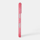 あなたの輝くピンクのグリッター iPhone 16ケース (右側面)