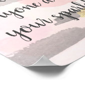 あなたの輝くポスターを誰も鈍くさせない引用文 ポスター (角)