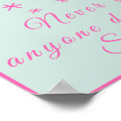 あなたの輝くポスターを誰も鈍らせてはいけない ポスター (角)